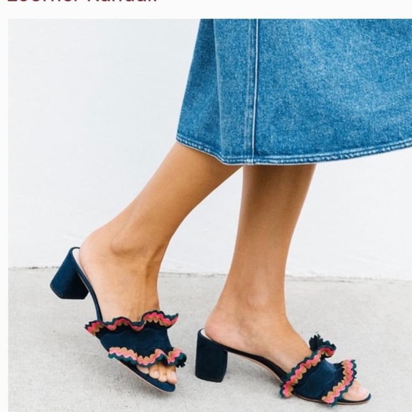 Loeffler Randall Shoes - Loeffler Randall Vera Ruffled Slide Sandal 7.5